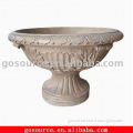granite chinese design flower pot